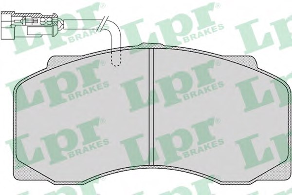LPR 05P1159 Brake Pad Set, disc brake